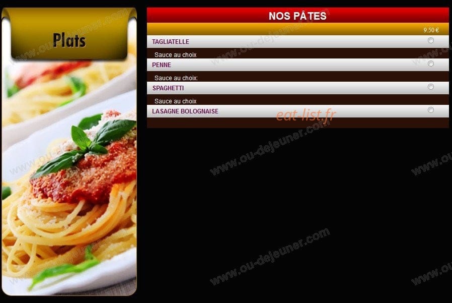 Resto Riviera by Night — carte page 6