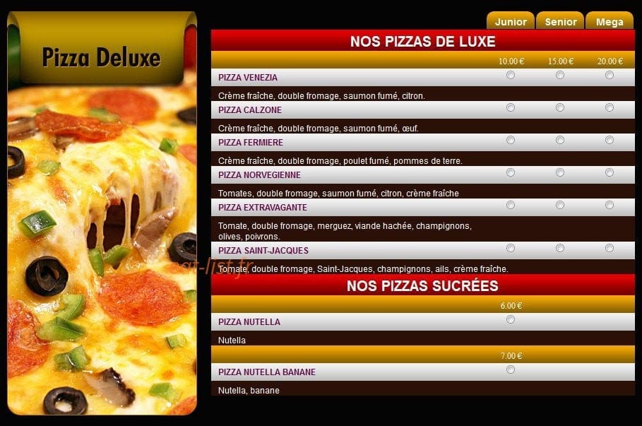 Resto Riviera by Night — carte page 4