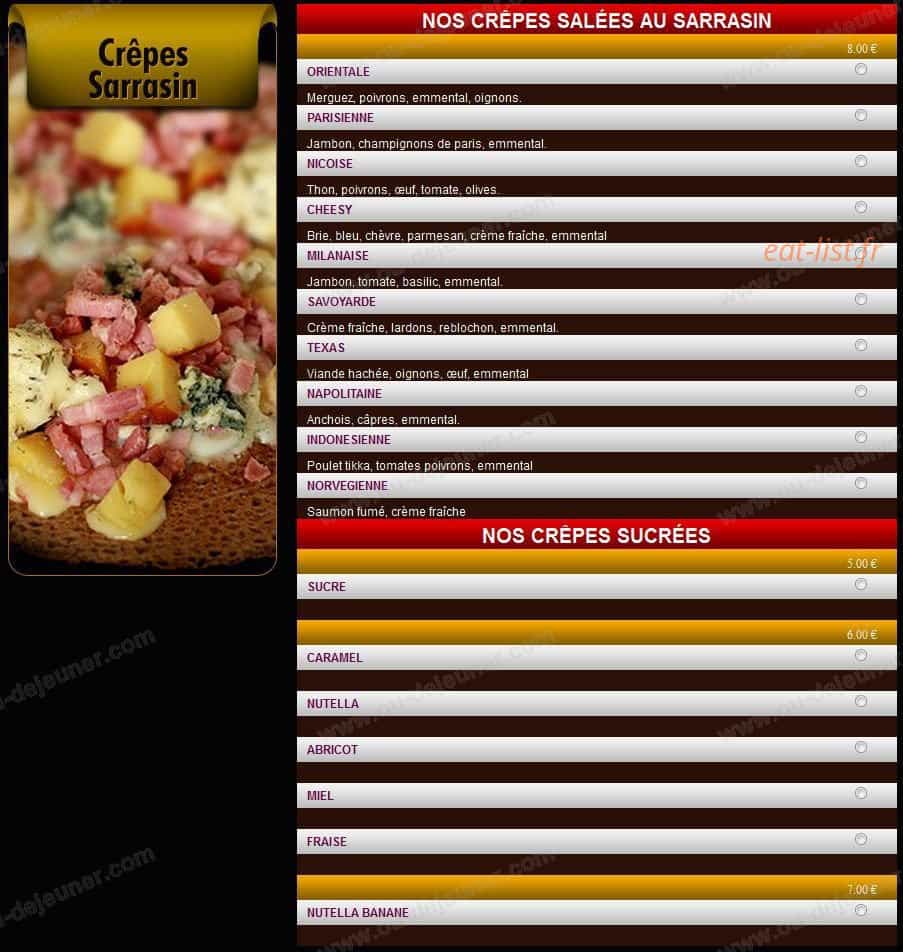 Resto Riviera by Night — carte page 9