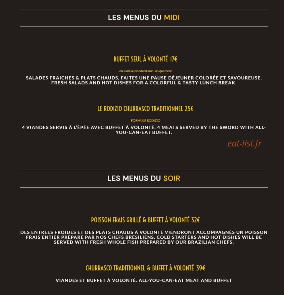 Rodizio — carte page 2