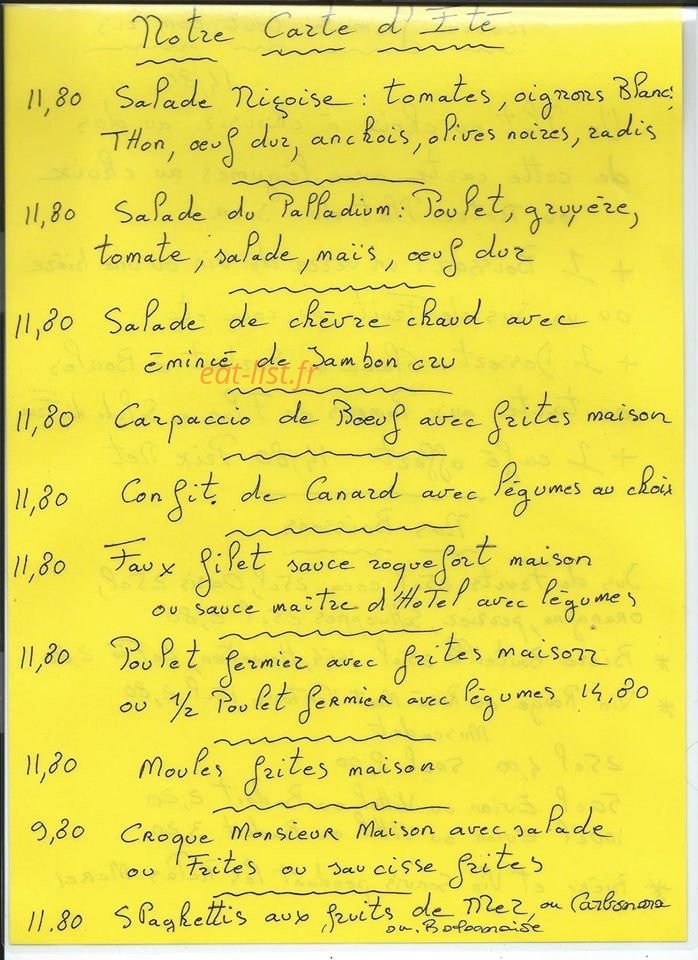 Rotisserie Du Palladium — carte page 2