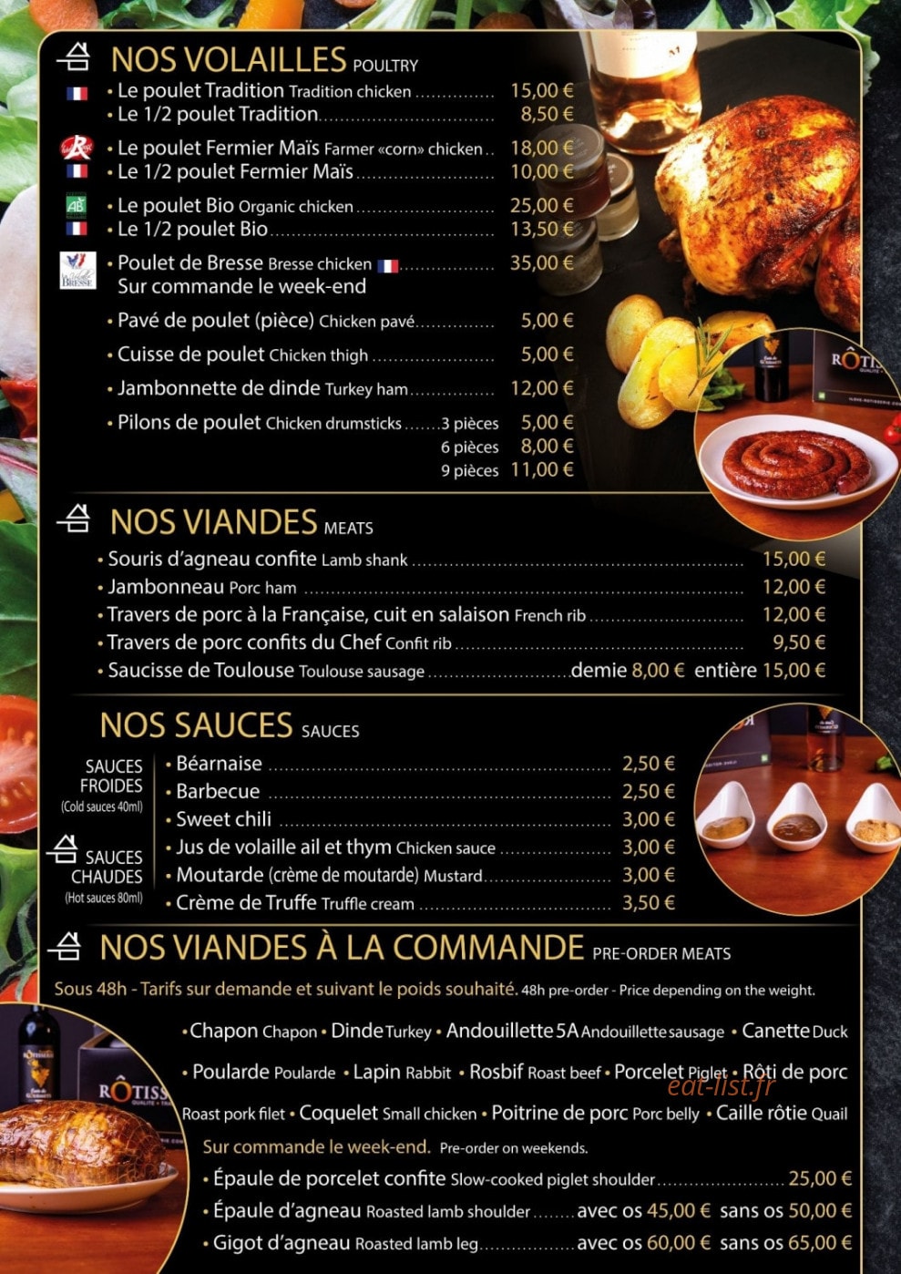 Rotisserie Group — carte page 2