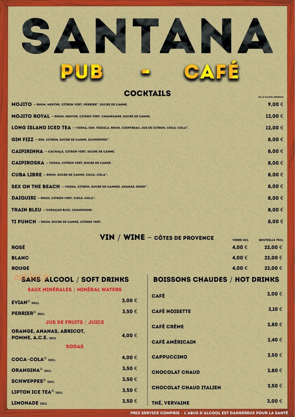 Santana — carte page 2