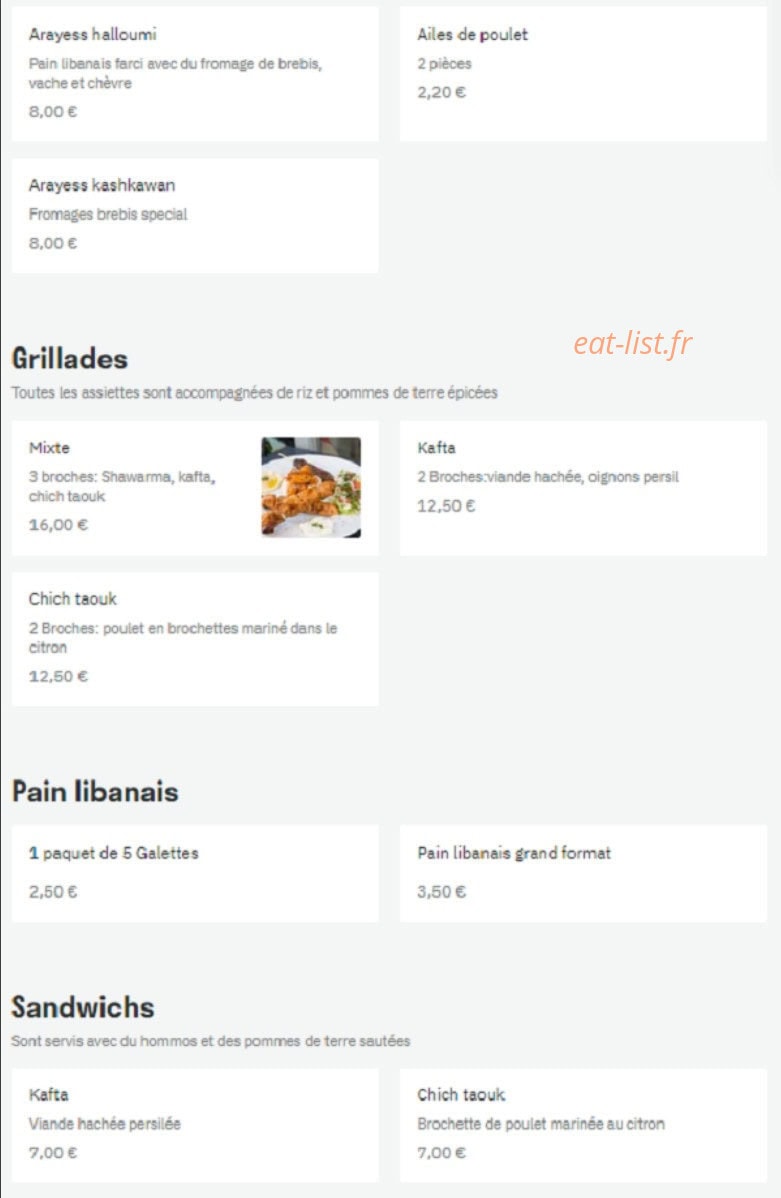 Saydawi Nice — carte page 3