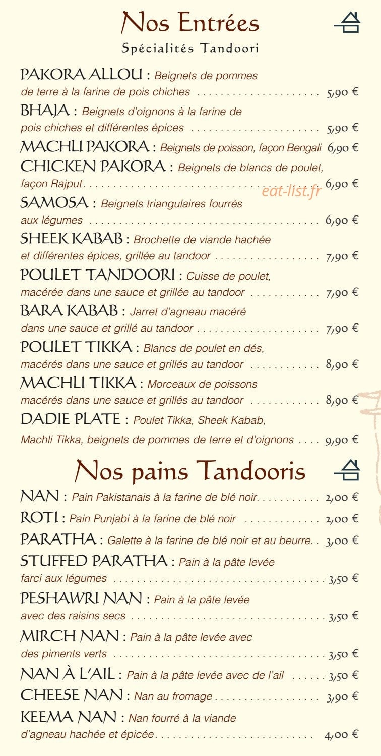 Shalimar — carte page 2