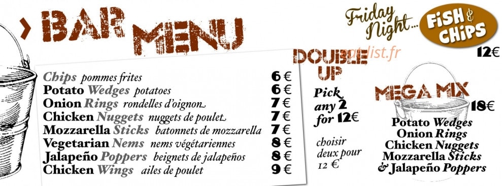 Snug And Cellar — carte page 1