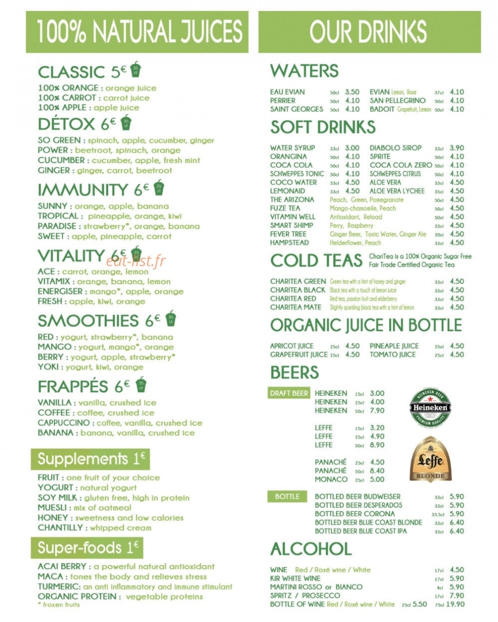 So Green — carte page 1