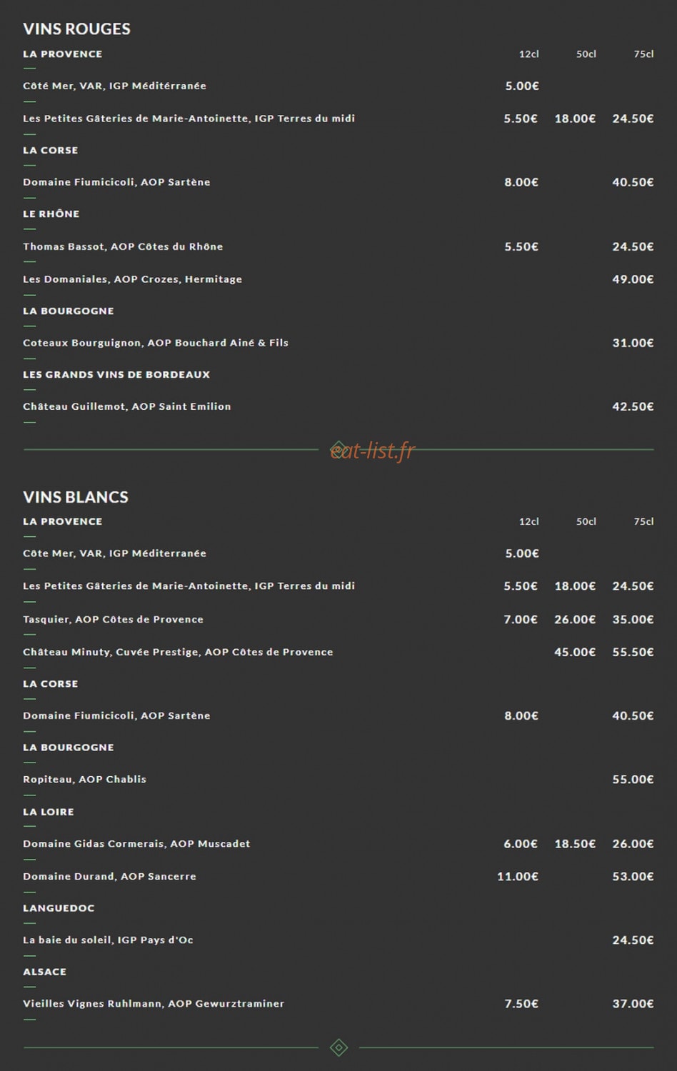 Soho — carte page 10