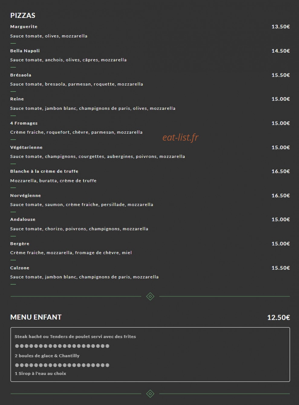 Soho — carte page 6