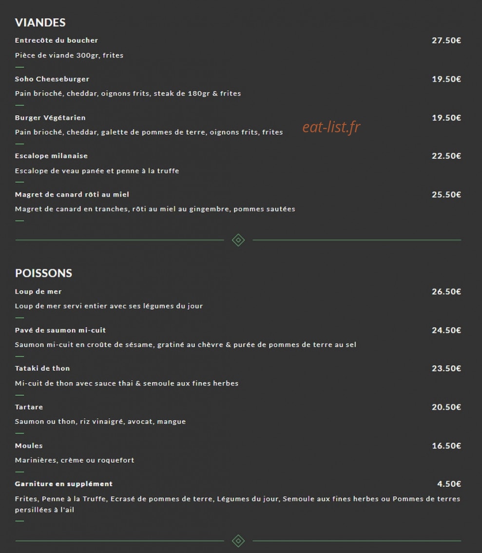 Soho — carte page 5