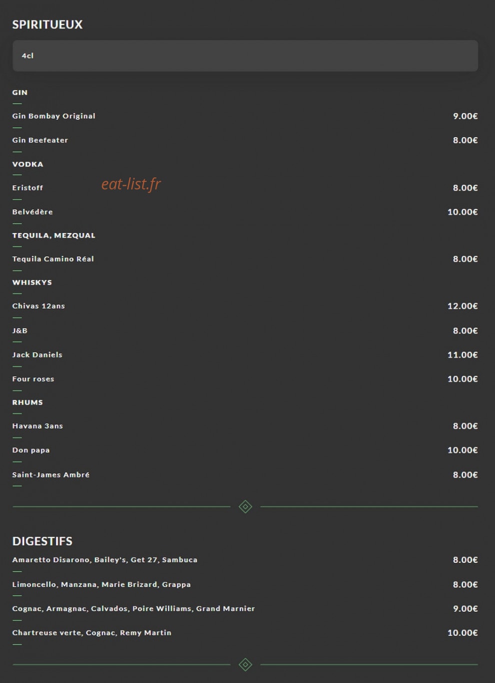 Soho — carte page 9