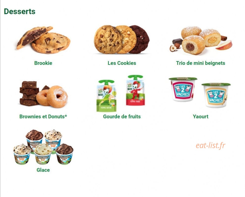 Subway — carte page 7