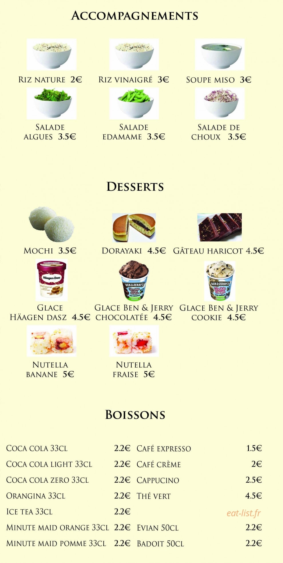 Sushi Lune — carte page 6