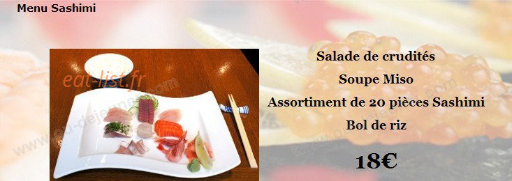 Sushi Ya — carte page 3
