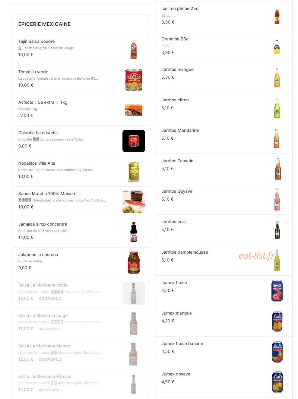 Taco & Co — carte page 5