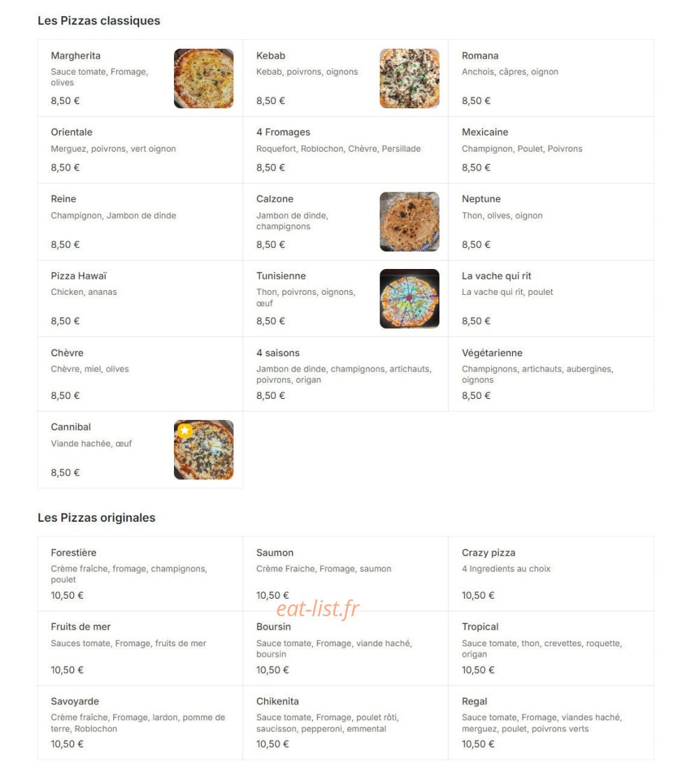 Take it Cheesy — carte page 2
