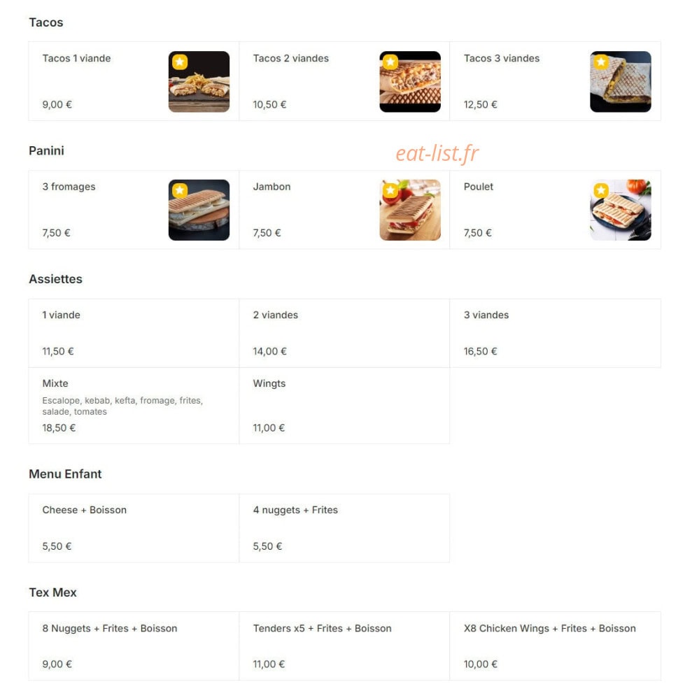 Take it Cheesy — carte page 3