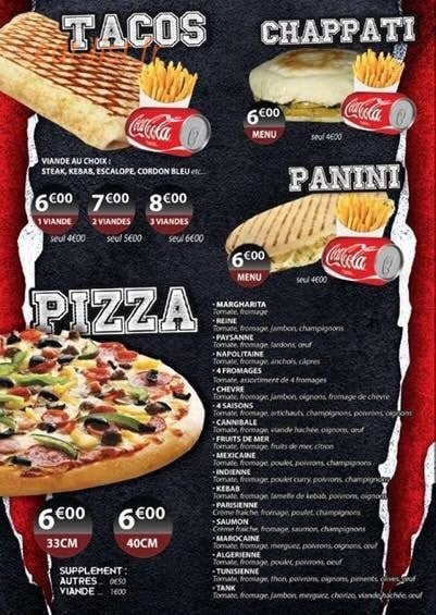 Tank burger — carte page 2