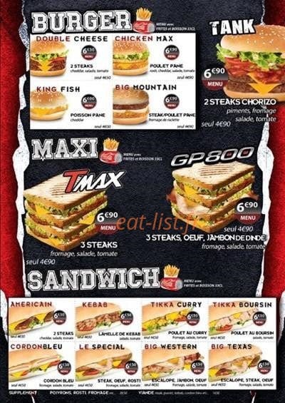 Tank burger — carte page 3