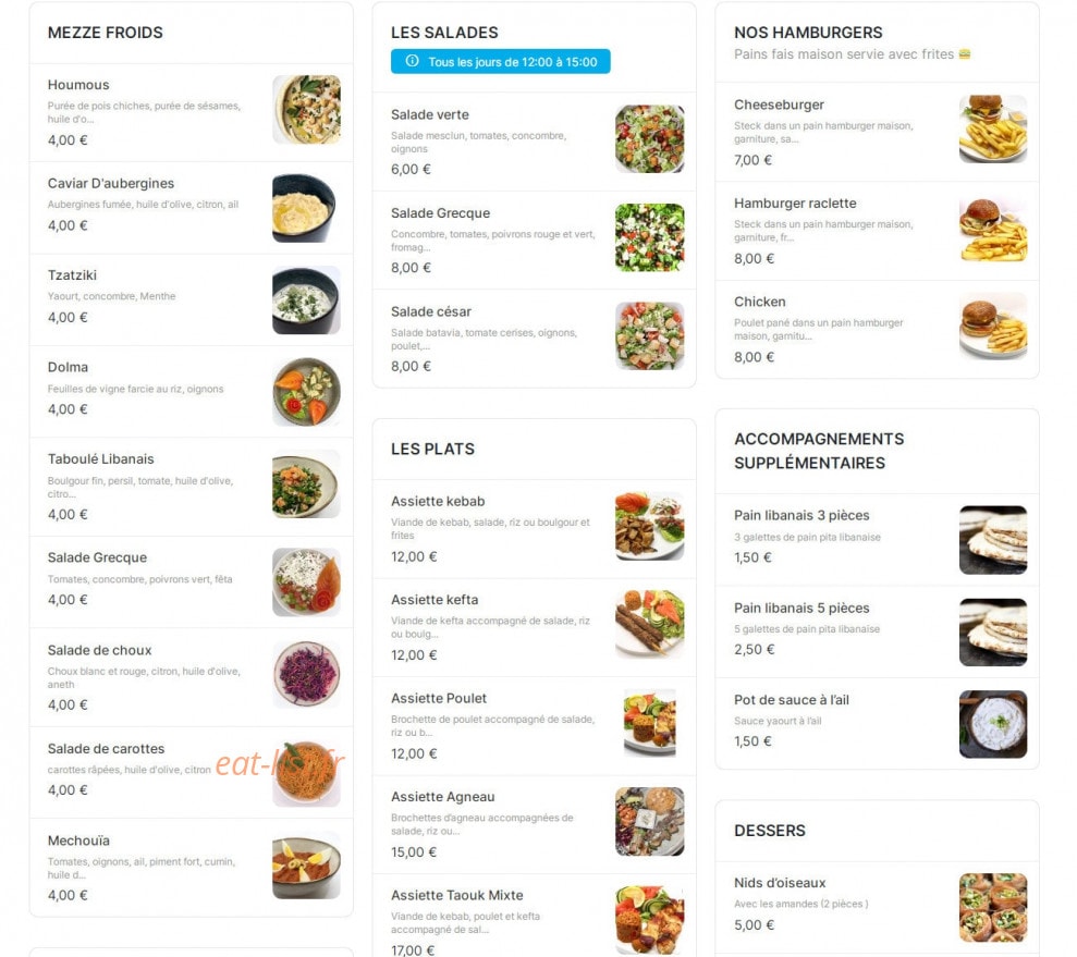 Taouk — carte page 1