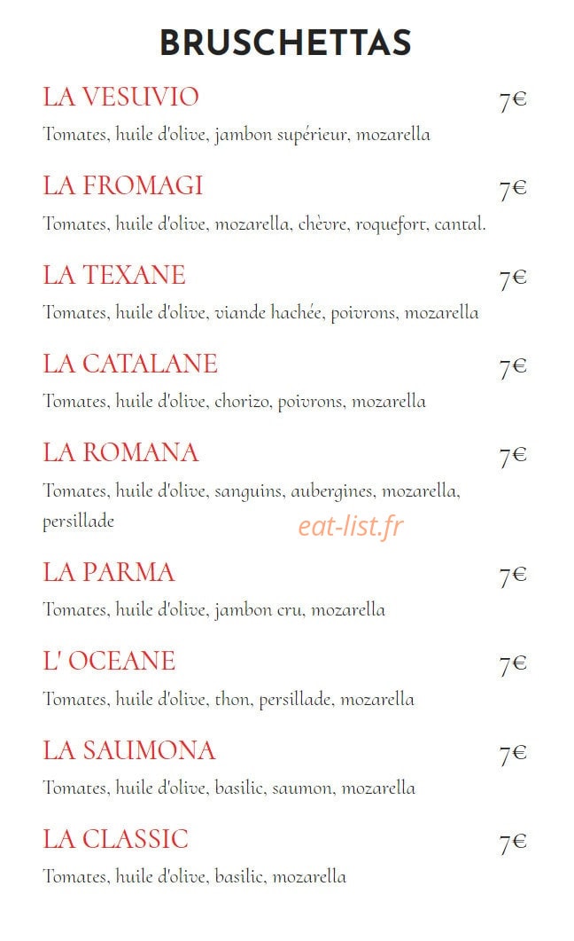 Tendre Poulet — carte page 6