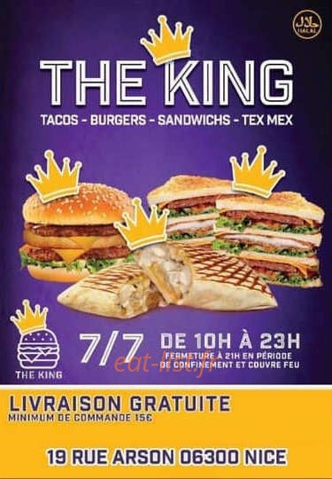 The King’s Food — carte page 1