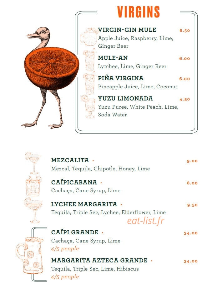 Tigermilk — carte page 6
