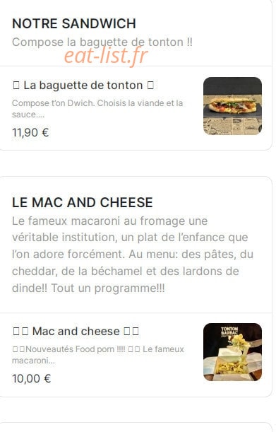 Tonton barbac — carte page 2