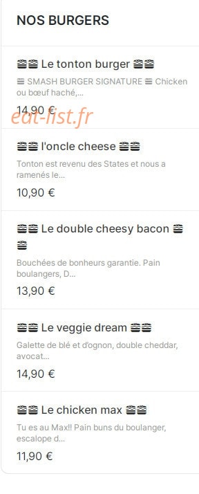 Tonton barbac — carte page 1