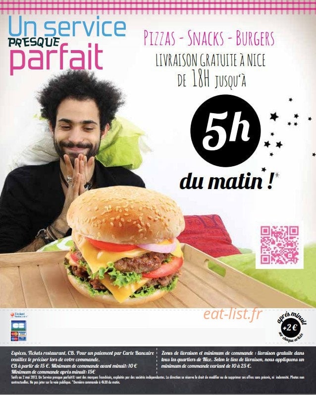Un Service Presque Parfait — carte page 1