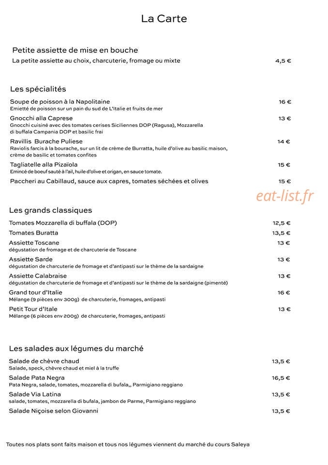 Via Latina — carte page 1