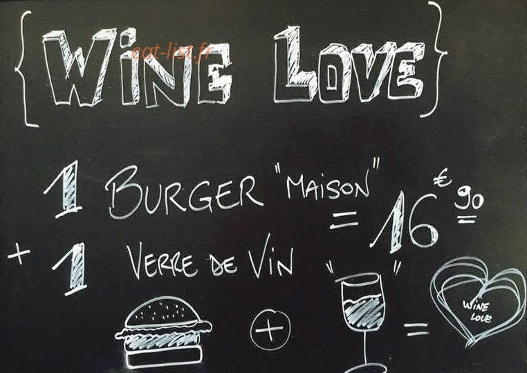 Wine Love — carte page 1