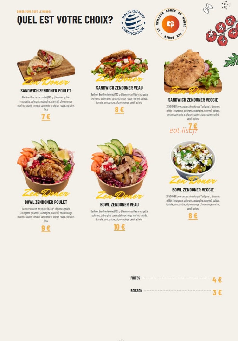 ZenDoner — carte page 1