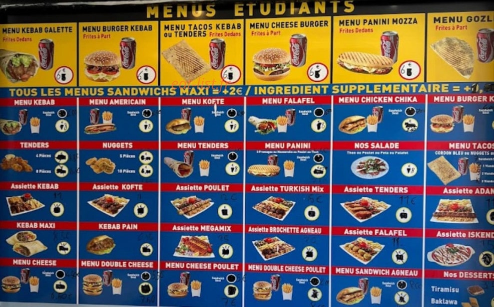 Best Tacos — carte page 1