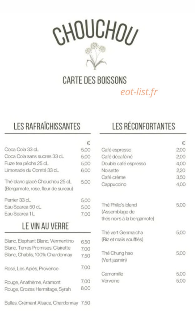 Chouchou — carte page 4