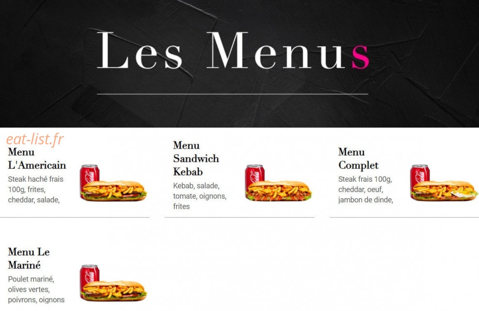 Delicious — carte page 8