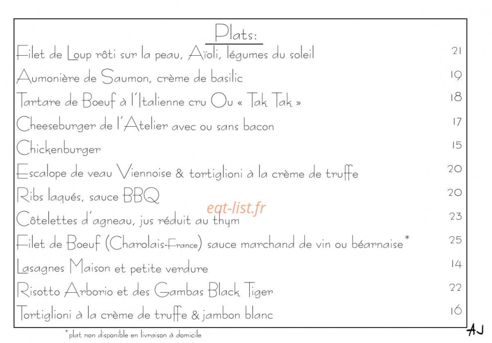 L'atelier Joseph — carte page 5