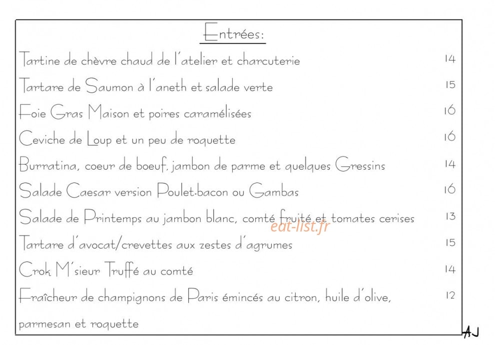 L'atelier Joseph — carte page 4