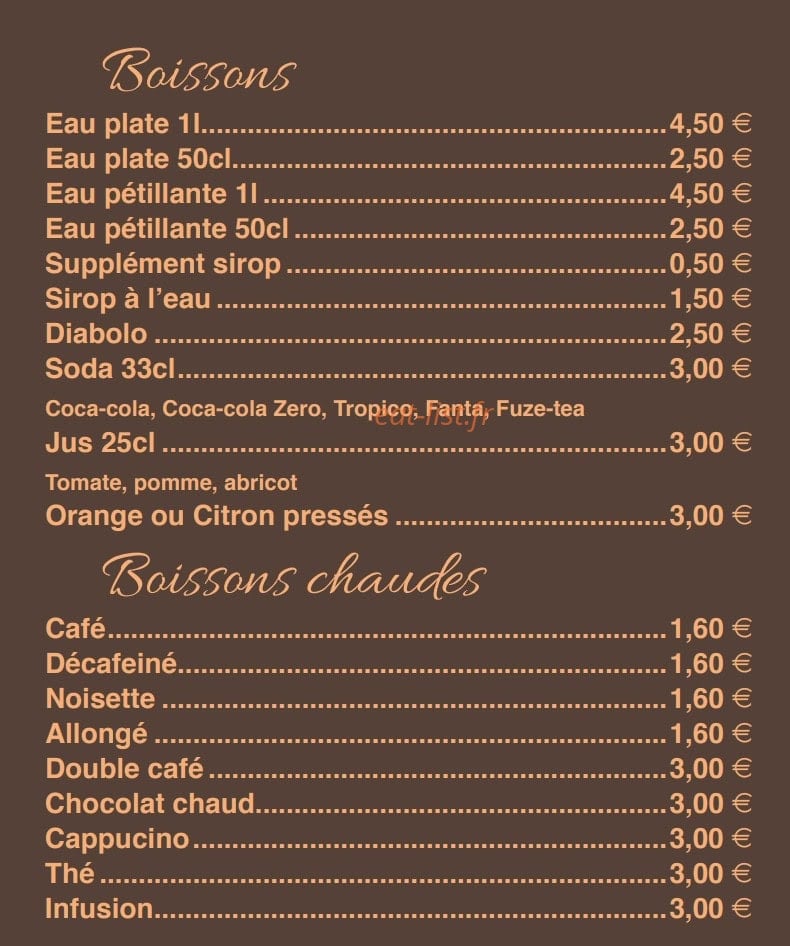 La Pastorale — carte page 3