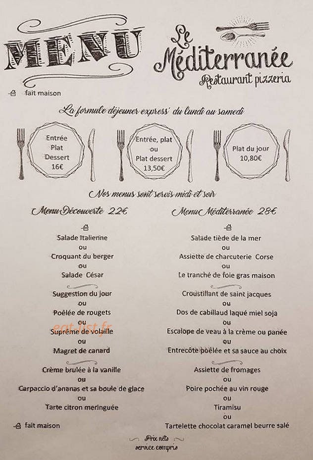 Le Méditerranée — carte page 1