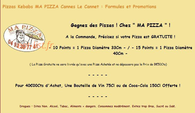 Ma Pizza — carte page 5