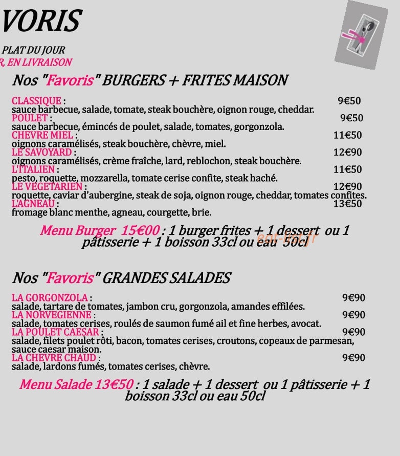 Mets Favoris — carte page 2