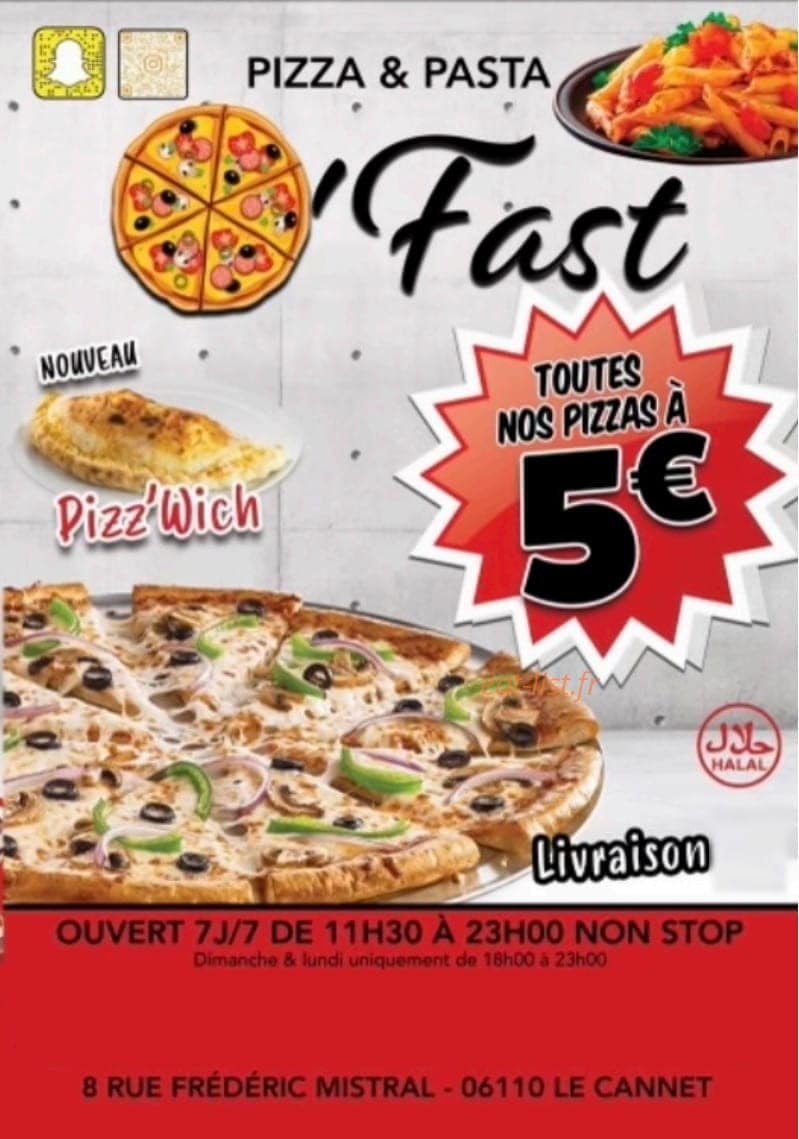 O'Fast — carte page 1