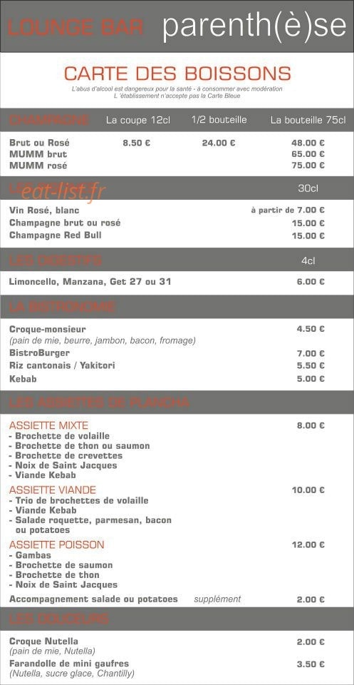 Parenth(è)se — carte page 1