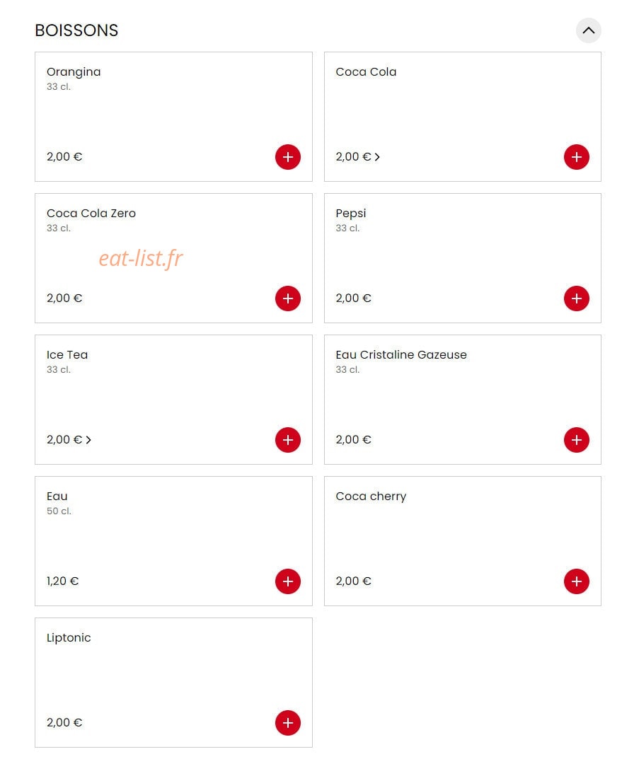 Best Food — carte page 4