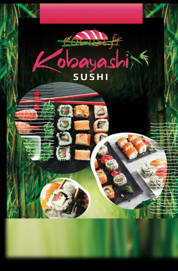 Kobayashi Sushi — carte page 1