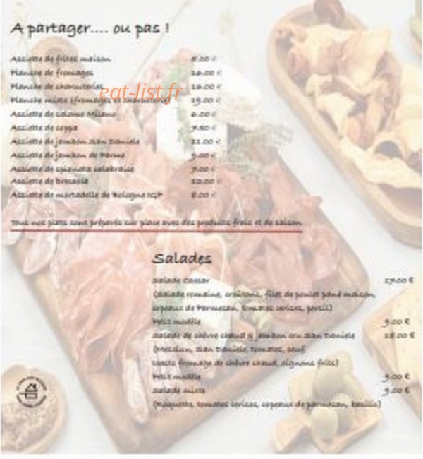 La Mamma — carte page 2
