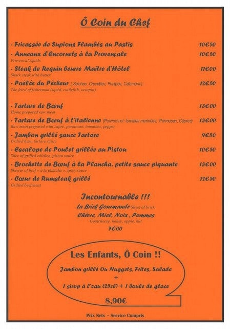 Le Croissant Rose — carte page 2