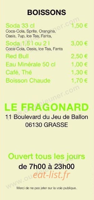 Le Fragonard — carte page 6