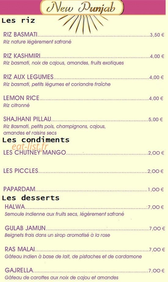 Le New Punjab — carte page 8